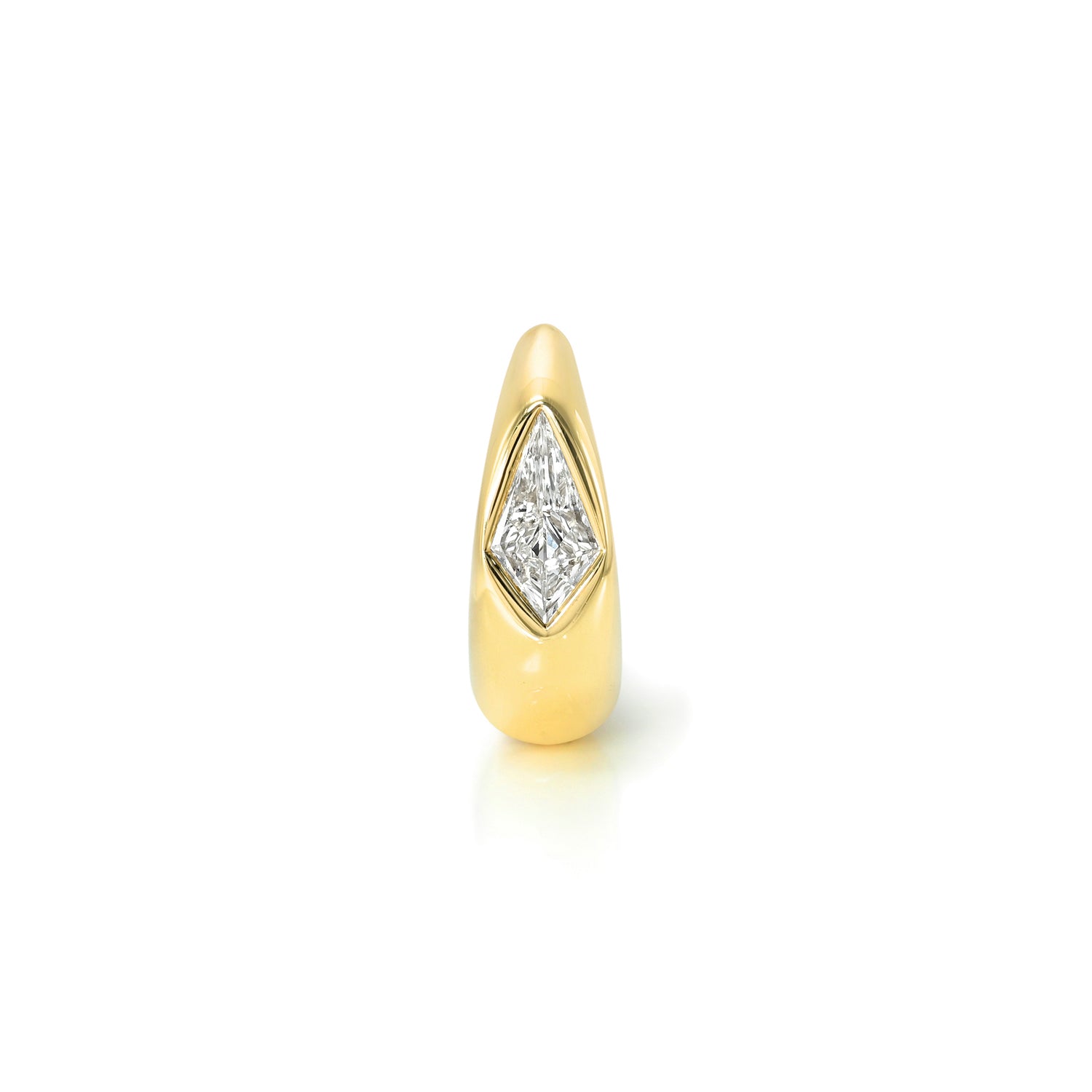 8MM KITE DIAMOND INSET HOOP