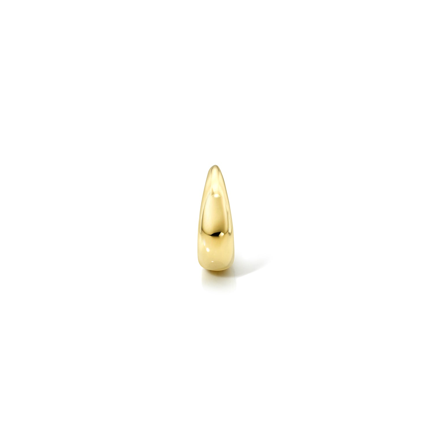 18k yellow gold 6.5mm signature tapered hoop