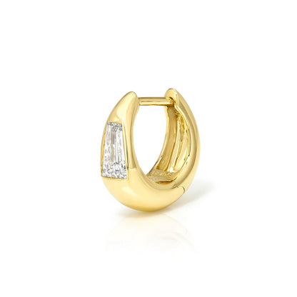 8MM TAPERED BAGUETTE HOOP