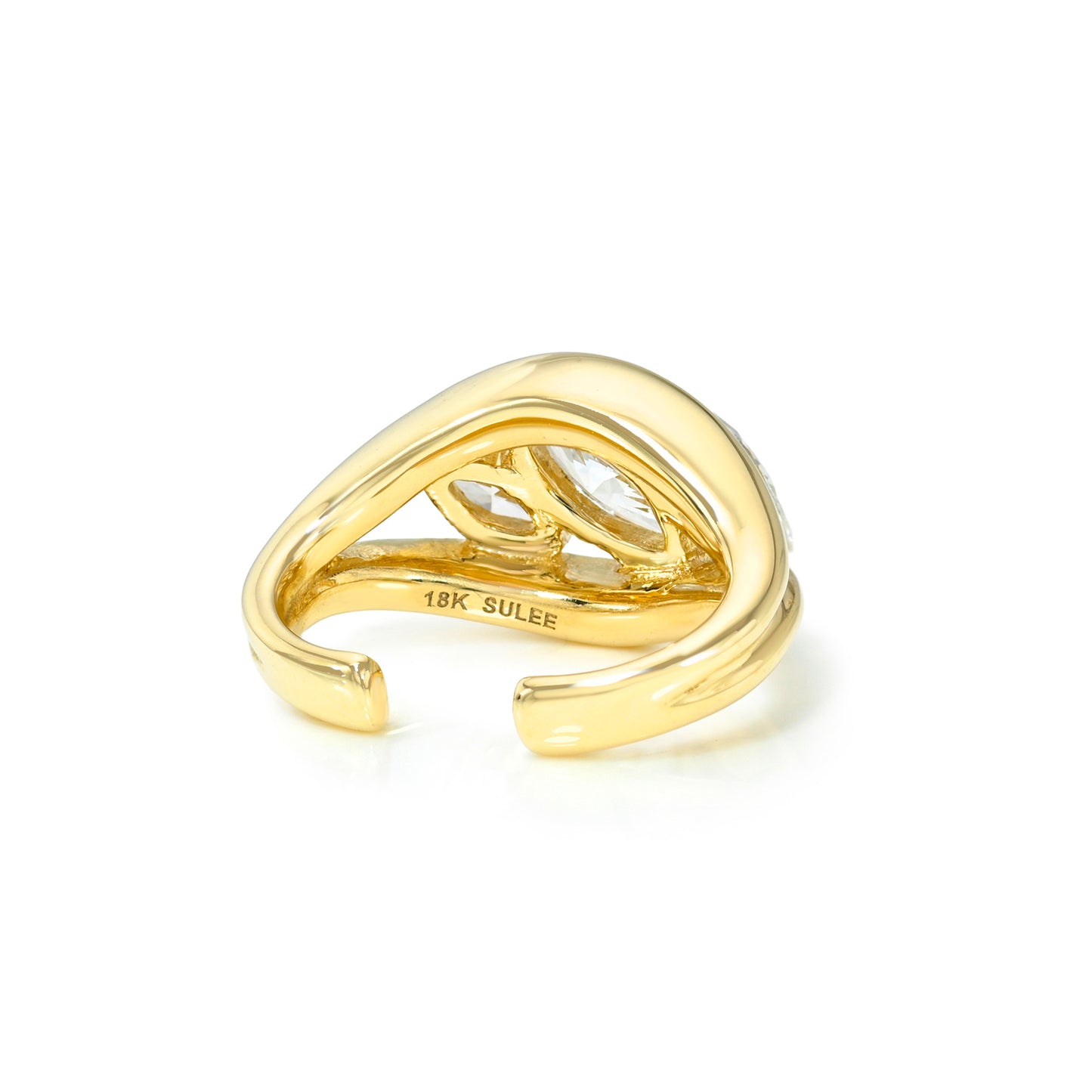 TRIPLE DIAGONAL MARQUISE CUFF