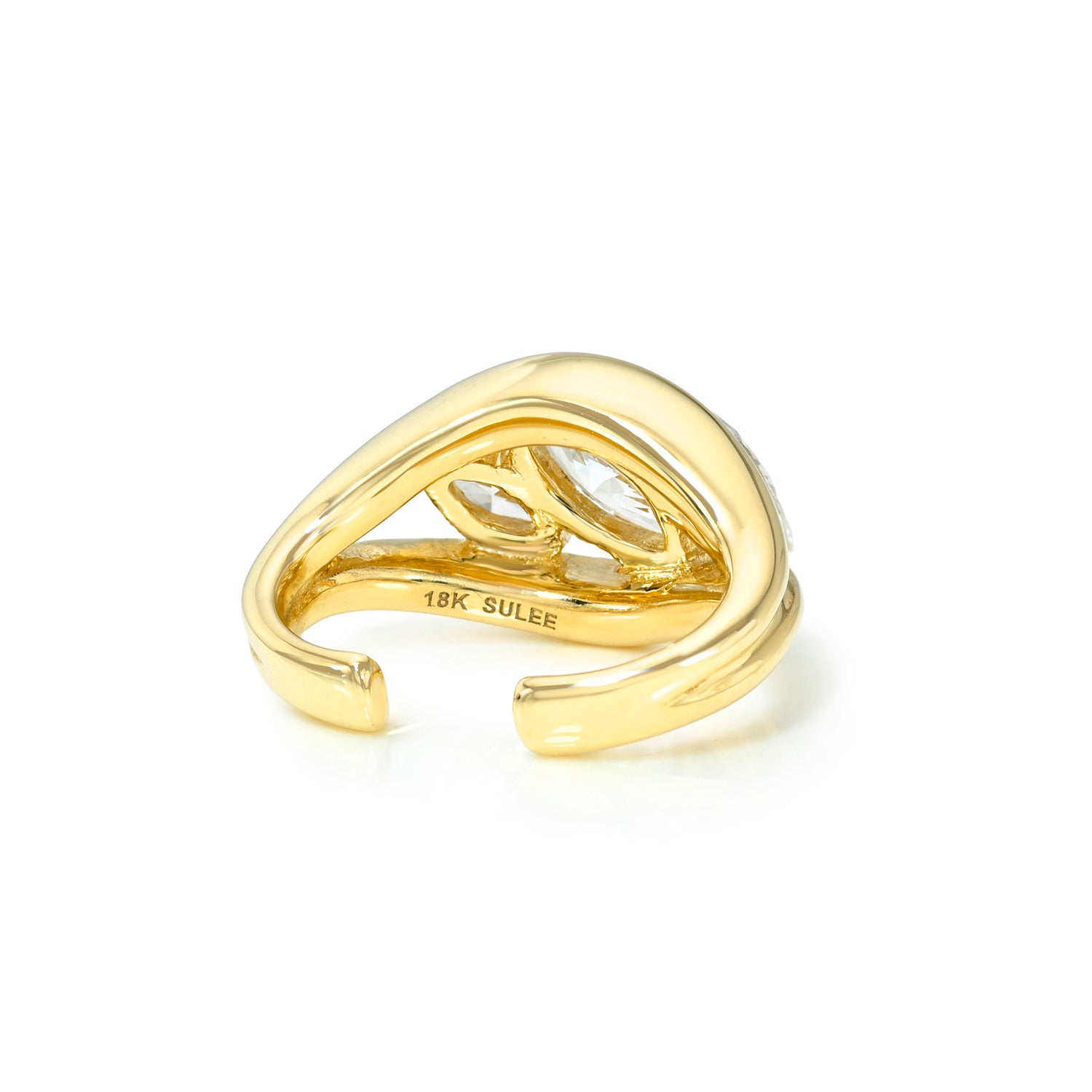 TRIPLE DIAGONAL MARQUISE DIAMOND CUFF