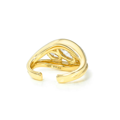 TRIPLE DIAGONAL MARQUISE CUFF