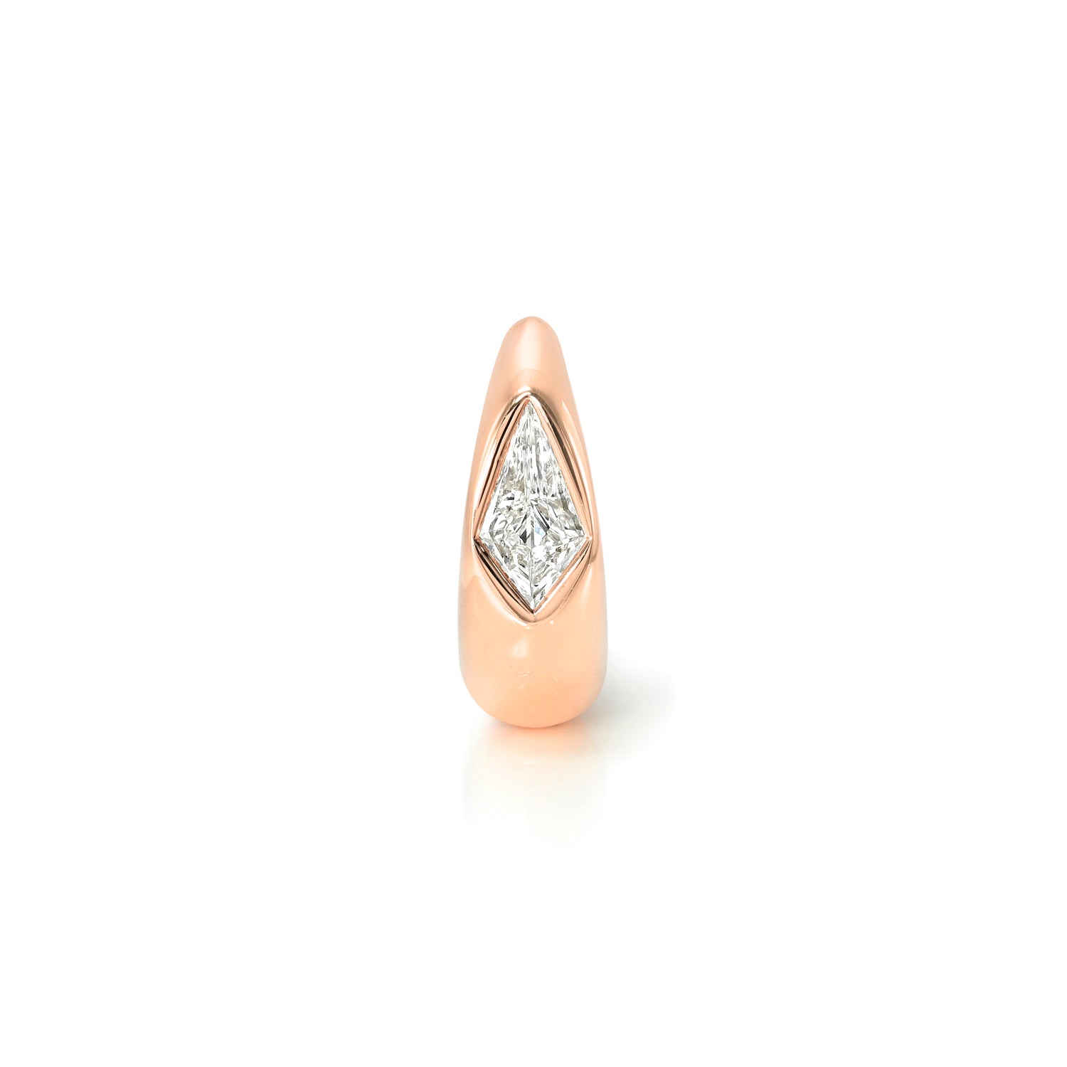 8MM KITE DIAMOND INSET HOOP