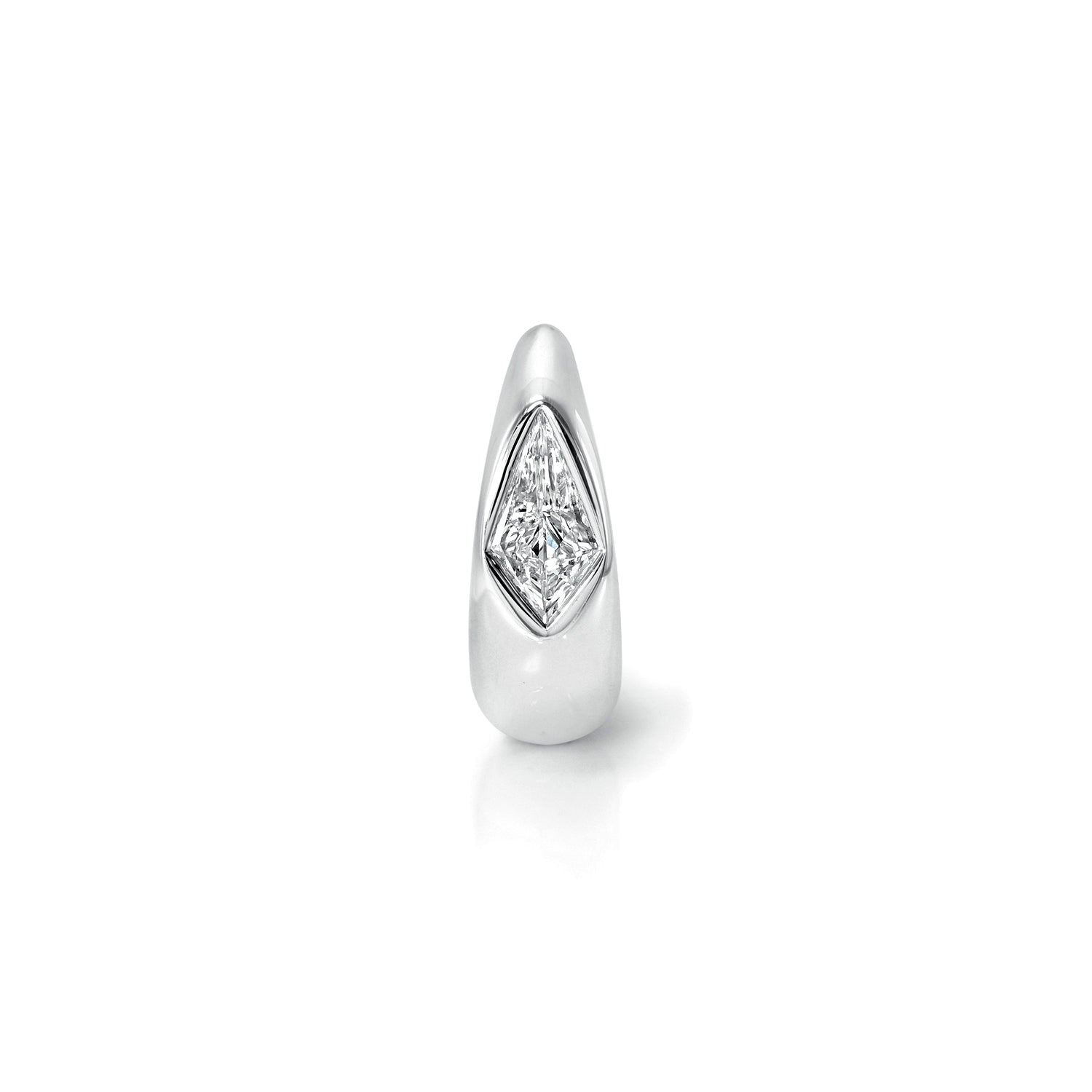 8MM KITE DIAMOND INSET HOOP