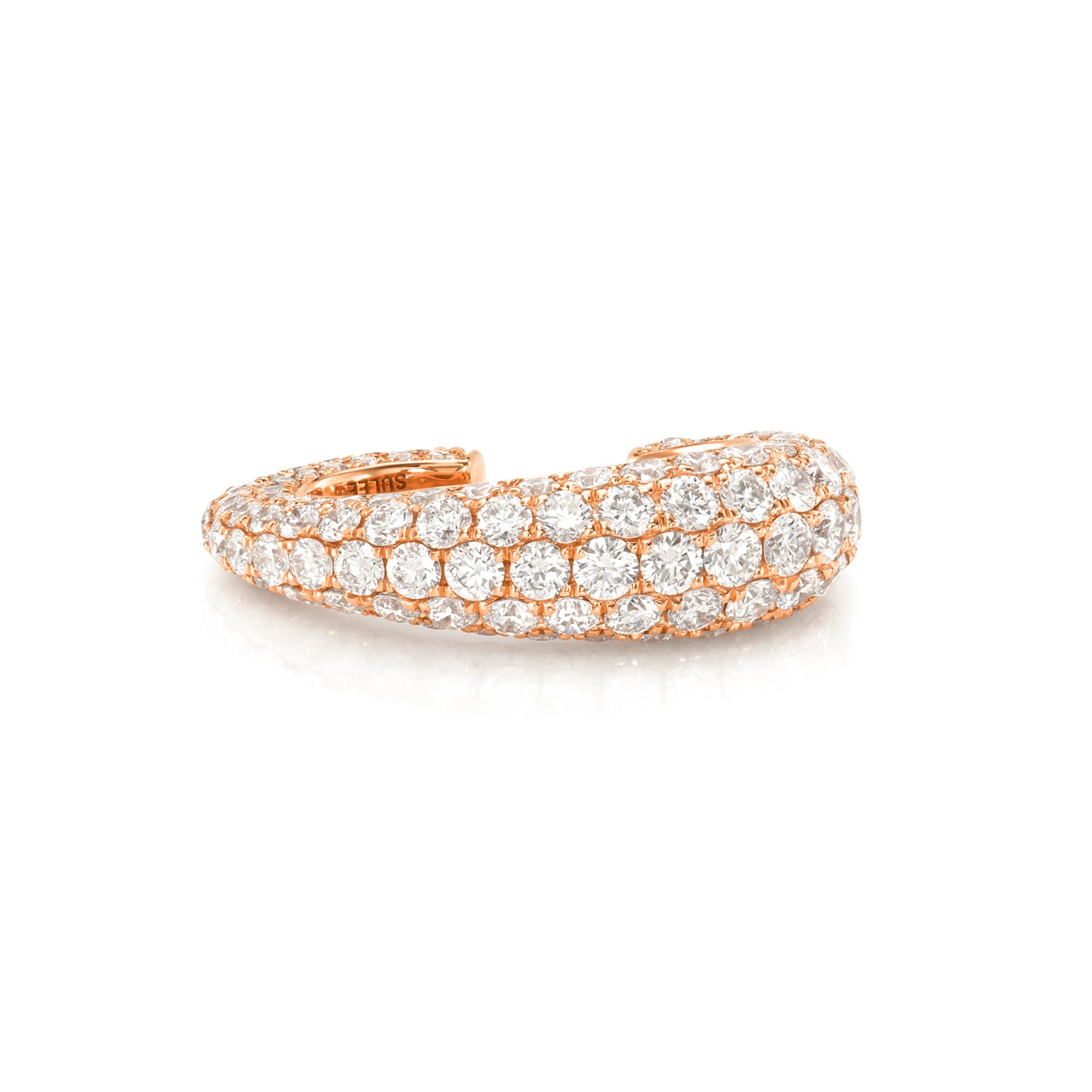 DIAMOND ENCRUSTED TAPERED CUFF