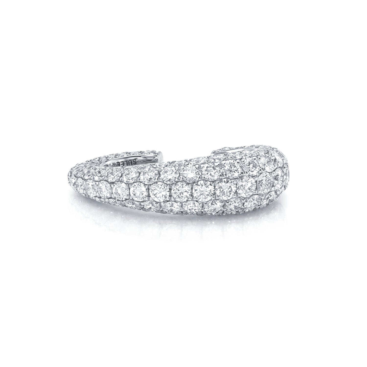 DIAMOND ENCRUSTED TAPERED CUFF