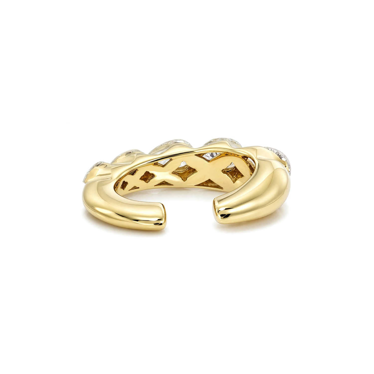 GRADUATING PEAR DIAMOND TAPERED CUFF