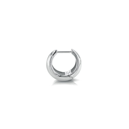TAPERED SOLID GOLD HOOP