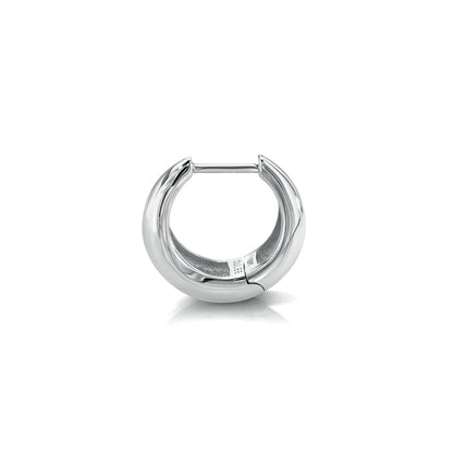 TAPERED SOLID GOLD HOOP
