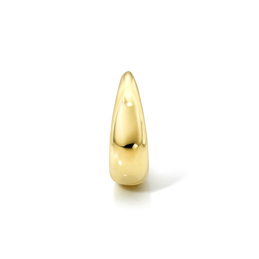 TAPERED SOLID GOLD HOOP